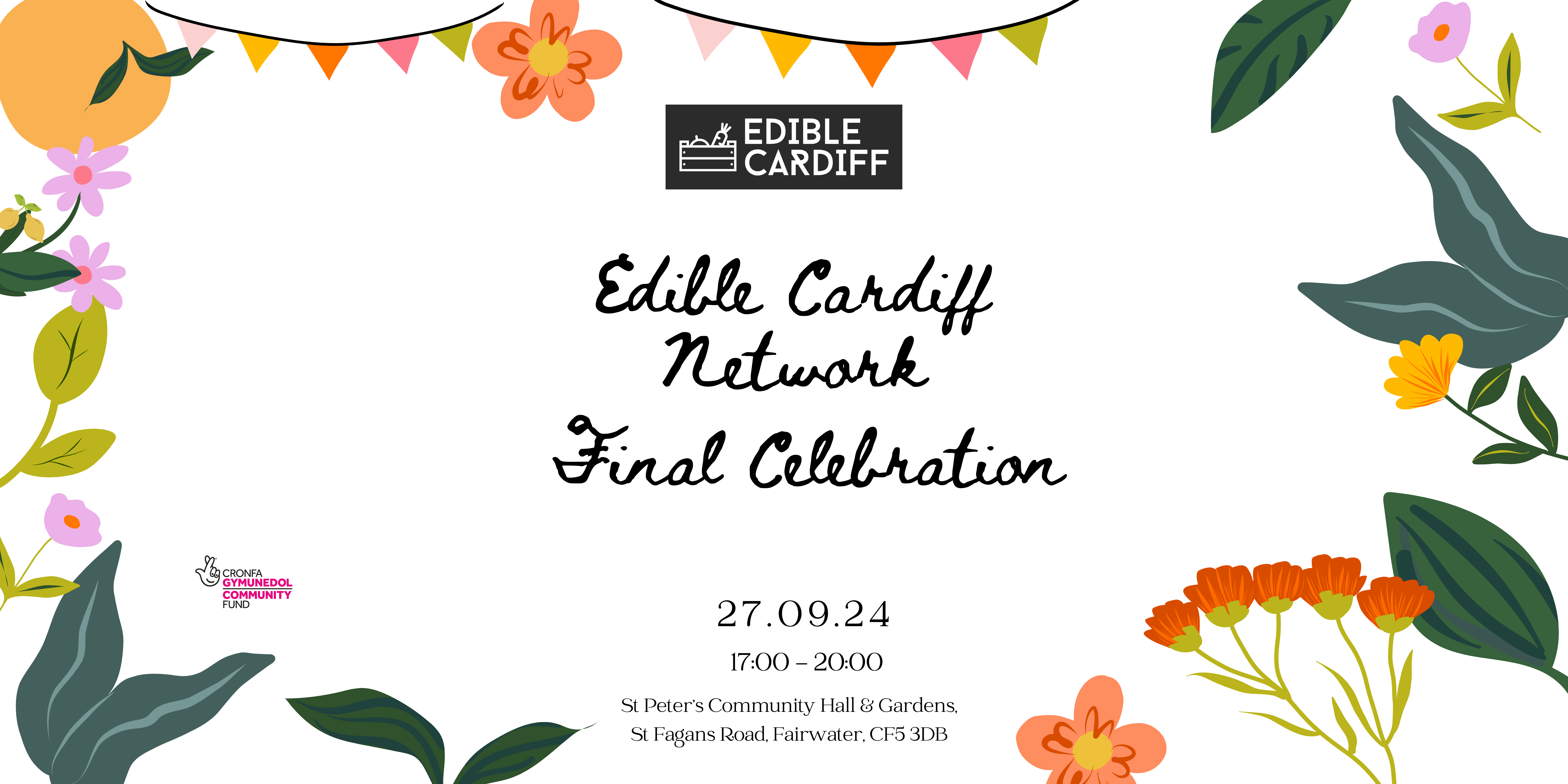 Edible Cardiff Celebration Invite